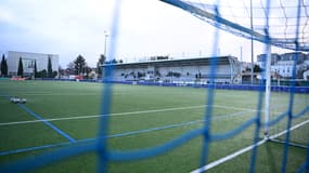 Le stade Auguste Delaune du FC Bobigny avant le match de Coupe de France contre Angers, le 22 décembre 2024.
