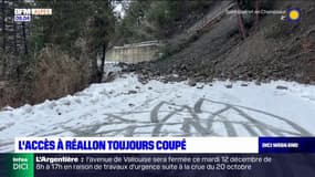 Hautes-Alpes: l'accès à Réallon est toujours coupé, les habitants attendent les travaux
