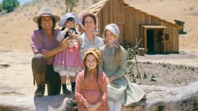 Michael Landon, Lindsay/Sydney Greenbush, Karen Grassle, Melissa Sue Anderson et Melissa Gilbert dans "La Petite maison dans le prairie".