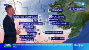 Météo Alpes du Sud: du soleil et des nuages ce mardi, jusqu'à 15°C à Manosque