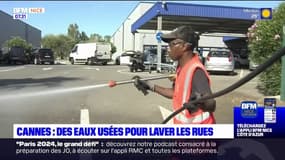 Cannes: des eaux usées utilisées pour laver les rues