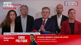 Jean-Luc Mélenchon: "Nous refusons, en pleine crise démocratique, de renoncer à la fois à la dissolution et à la présidentielle anticipée"