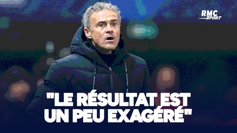 Brest 0-3 PSG : "Le résultat est un peu exagéré", Luis Enrique pense que les Bretons méritaient mieux