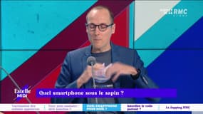 Quel smartphone sous le sapin ? Anthony Morel prouve la solidité d'un téléphone avec un très beau lancer d'Estelle !