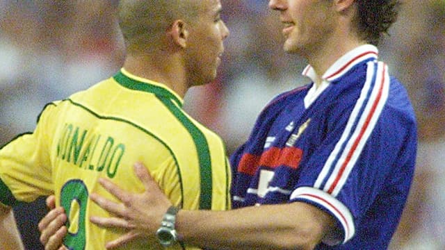 Ronaldo et Laurent Blanc