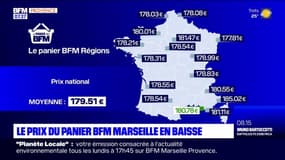 Panier des BFM: les prix en baisse dans les magasins de Marseille