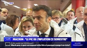 Emmanuel Macron estime atteindre "le pic de l'inflation ce semestre"