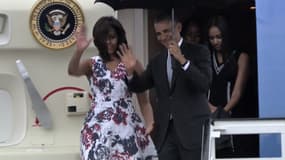 Barack Obama et sa famille ont atterri à Cuba le 20 mars 2016