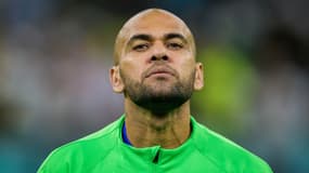 Dani Alves en décembre 2022 avec le Brésil