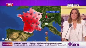 Du soleil sur toute la France, avec des températures comprises entre 25°C et 34°C