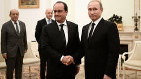 Vladimir Poutine et François Hollande au Kremlin le 26 novembre 2015