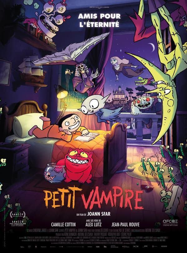 Affiche du film "Petit Vampire" de Joann Sfar