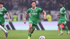 Lucas Stassin avec Saint-Etienne en novembre 2024