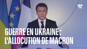 Guerre en Ukraine: l'intégralité de l'allocution d'Emmanuel Macron