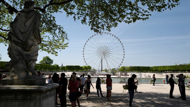 Le jardin des Tuileries (illustration)