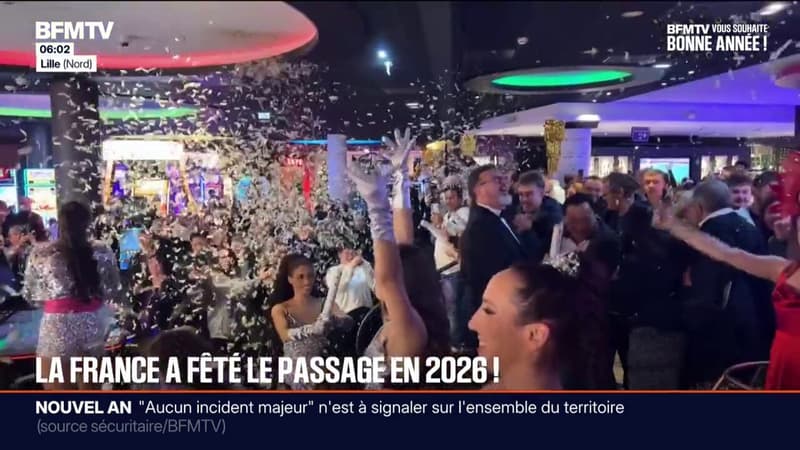 "Bonne année!": la France a fêté le passage en 2026