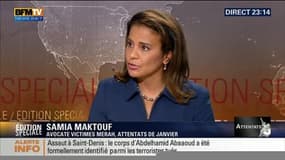 Attentats: "Comme l'a décrit Mohamed Merrah, les jihadistes sont des gens qui aiment la mort, comme les autres aiment la vie", Me Samia Maktouf