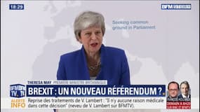 Brexit: Theresa May demande aux députés britanniques de faire "des compromis"