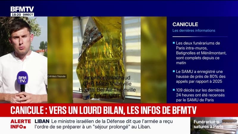 La canicule frappe durement le CHR de Thionville, en Moselle