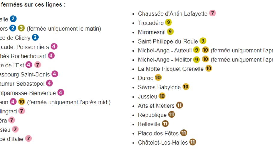 Prev RATP Prev RATP
