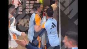 Les images de Vinicius furieux dans les vestiaires après la victoire du Real Madrid contre Majorque (3-0, Supercoupe d'Espagne), le 9 janvier 2025