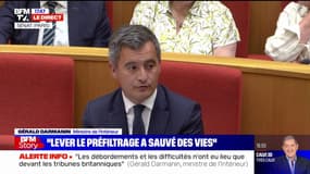 Gérald Darmanin: "La moitié des personnes interpellées après avoir sauté les grilles étaient des citoyens britanniques"