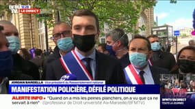 Jordan Bardella (RN): "Le ministre de l'Intérieur est venu [au rassemblement des policiers] constater sa propre inaction."