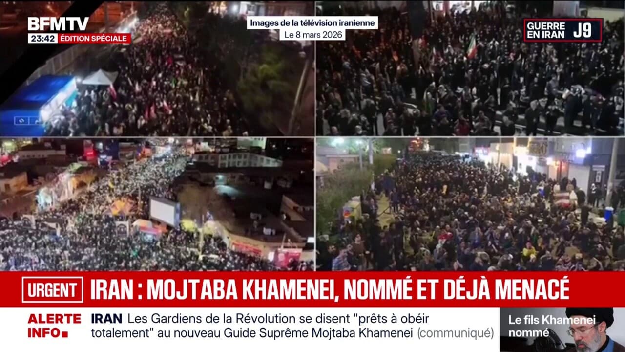 Mojtaba Khamenei, nouveau guide suprême d'Iran: les images des Iraniens qui célèbrent cette nouvelle nomination Kép