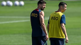 Ruben Dias et Cristiano Ronaldo