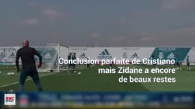 Centre millimétré et reprise parfaite, Zidane et Ronaldo régalent à l'entraînement du Real Madrid