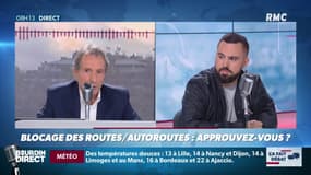 Eric Drouet, un des instigateurs des blocages du 17 novembre: "Jusqu'à maintenant, ça a été la seule solution."