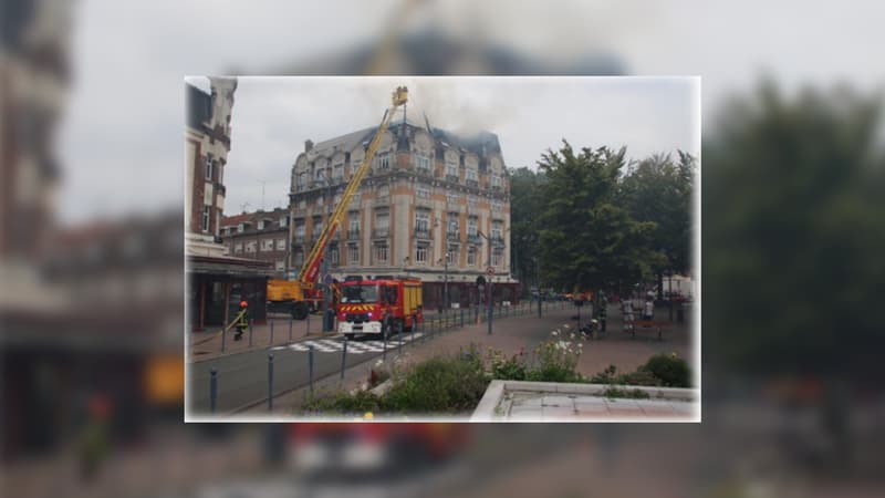 Les sapeurs-pompiers sont parvenus à éviter la propagation des flammes à l’ensemble de la toiture.

