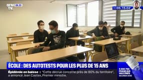 Rentrée scolaire: des auto-tests pour les plus de 15 ans et le personnel éducatif