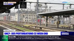 Des perturbations sur des lignes ferroviaires entre la Normandie et Paris ce week-end