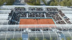 Le futur Roland-Garros à Paris