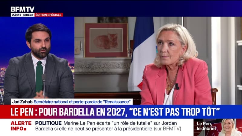 "Le RN est le premier pourvoyeur de députés LFI", estime Jad Zahab (Renaissance)