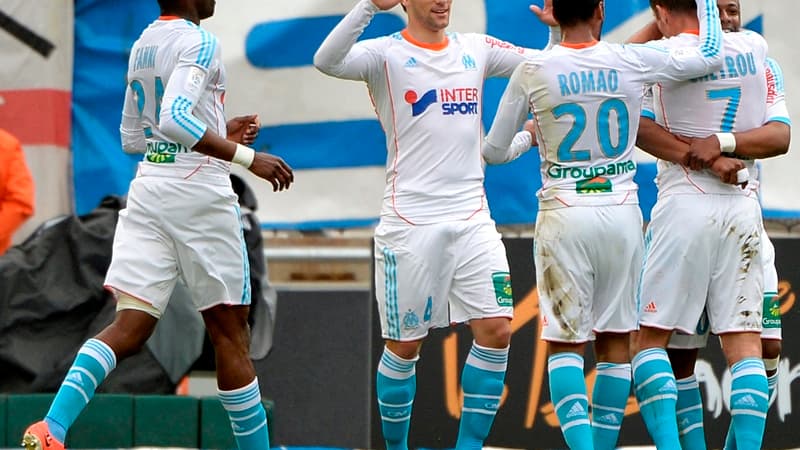 Les joueurs de l'OM