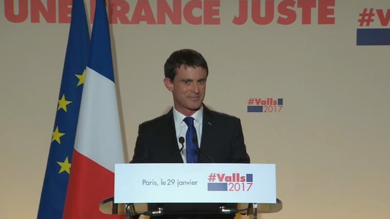 Manuel Valls reconnaît sa défaite à la primaire à gauche.