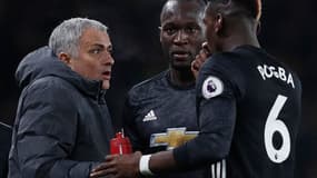 José Mourinho - Romelu Lukaku - Paul Pogba