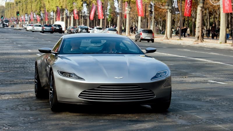 L'Aston Martin DB10 de James Bond dans le fim "Spectre".