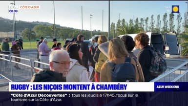 Rugby: les supporteurs niçois montent à Chambéry et rêvent de la Pro D2