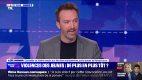 Loïc Signor (porte-parole de Renaissance) sur les violences chez les mineurs: "Il faut absolument donner à la police les moyens d'agir et d'interpeller ces individus"