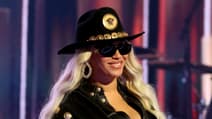 Beyoncé lors des iHeartRadio Music Awards en avril 2024 à Hollywood