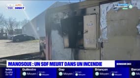 Manosque: enquête ouverte après la mort d'un sans-abri dans un incendie