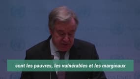Le poignant discours du secrétaire général de l'ONU pour le climat