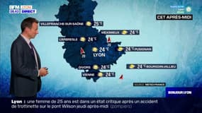 Rhône: un vendredi ensoleillé, 24 °C à Lyon