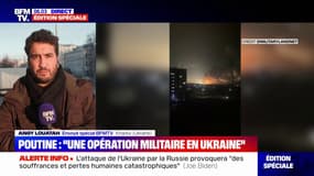 Des bombardements entendus à Kharkiv, à l'est de l'Ukraine, aux alentours de 5 heures du matin