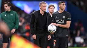 Achraf Hakimi et Luis Enrique