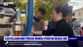 Castellane: une "presse mobile" pour créer ses propres jus