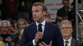 Emmanuel Macron à Rodez.